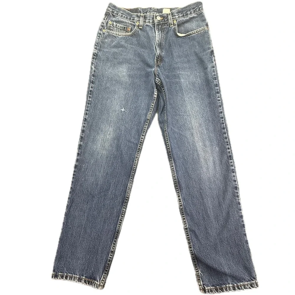 Levi's 550‎ Jeans Mens 34x32 Blue Relaxed Fit Tapered Leg Medium Wash Vintage